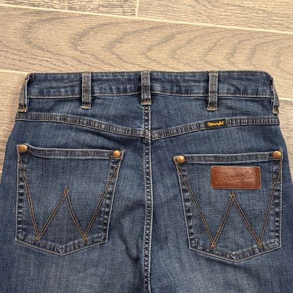 Wrangler High Rise Dark Blue Jeans - Picture 4 of 4